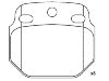 Bremsbelagsatz, Scheibenbremse Brake Pad Set:190 6118