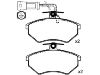 Pastillas de freno Brake Pad Set:357 698 151 F